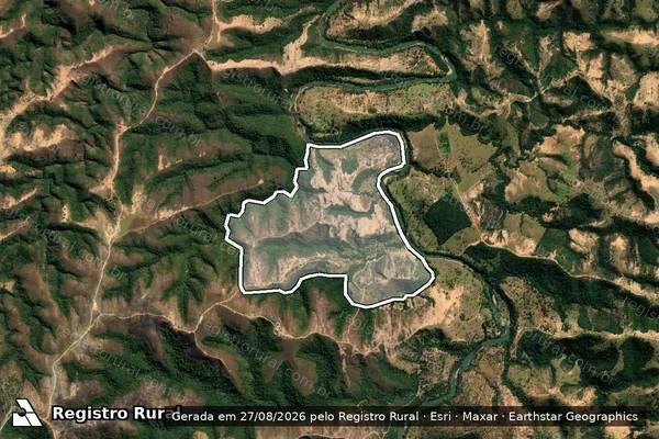 Imagem de satélite de Fazenda Santa Marta em TIROS - MG