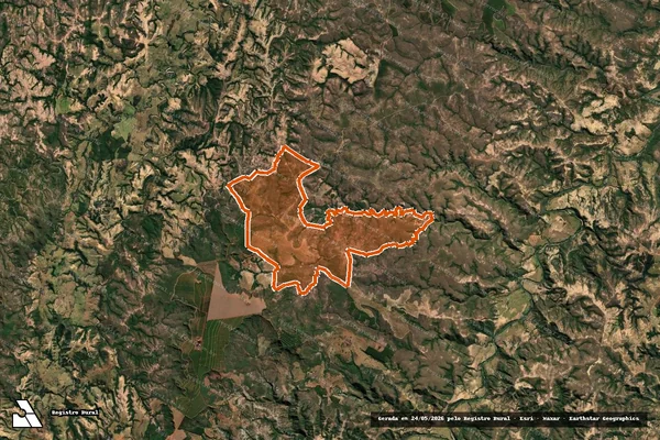 Imagem de satélite de Fazenda Capao em BIQUINHAS - MG