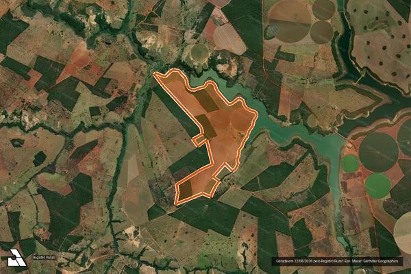 Imagem de satélite de Fazenda Pocoes em MORADA NOVA DE MINAS - MG