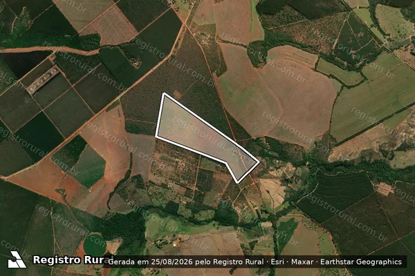 Imagem de satélite de Fazenda Vista Alegre em POMPÉU - MG
