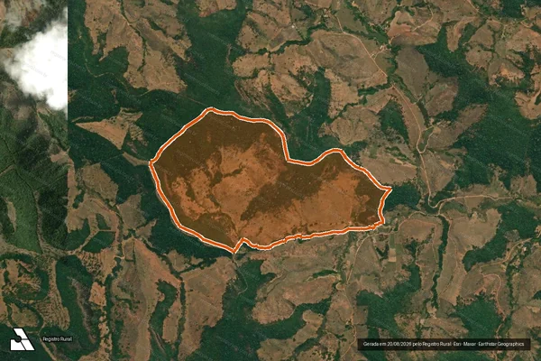 Imagem de satélite de Bigua em GUANHÃES - MG