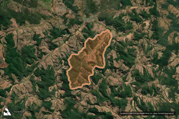 Imagem de satélite de FAZENDA CONRADO em MATERLÂNDIA - MG