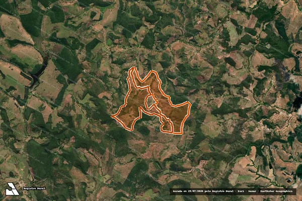 Imagem de satélite de FAZENDA CACHEIRA E JUREMA em JOSÉ RAYDAN - MG