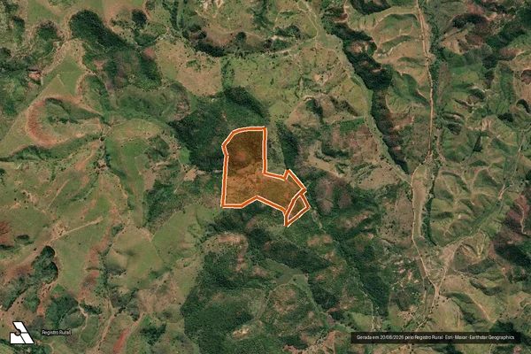 Imagem de satélite de RANCHO SANTA CLARA em GOVERNADOR VALADARES - MG