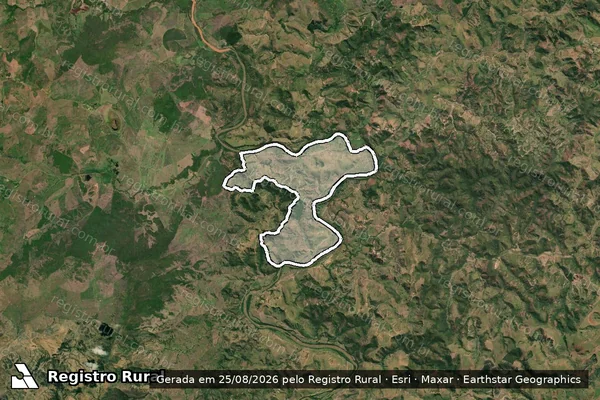 Imagem de satélite de Fazenda Barra do Cedro em GOVERNADOR VALADARES - MG
