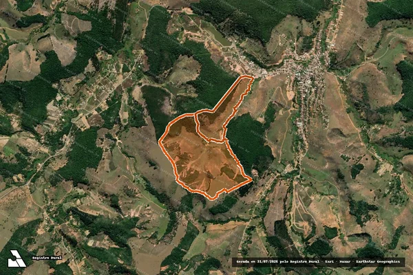 Imagem de satélite de FAZENDA SANTO ANTONIO em SARDOÁ - MG