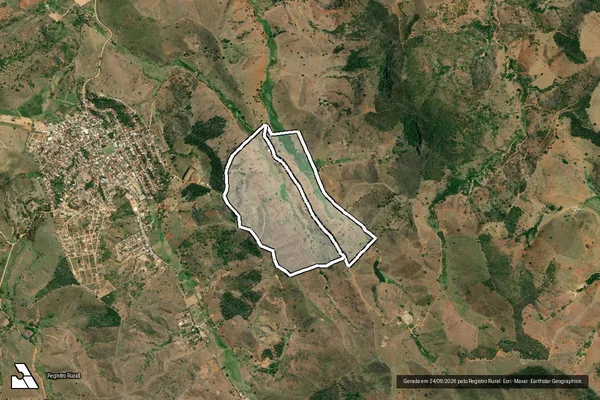 Imagem de satélite de FAZENDA CAMPO GRANDE em CENTRAL DE MINAS - MG