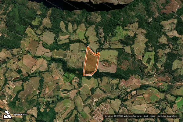 Imagem de satélite de Fazenda Boqueirao em SÃO ROQUE DE MINAS - MG