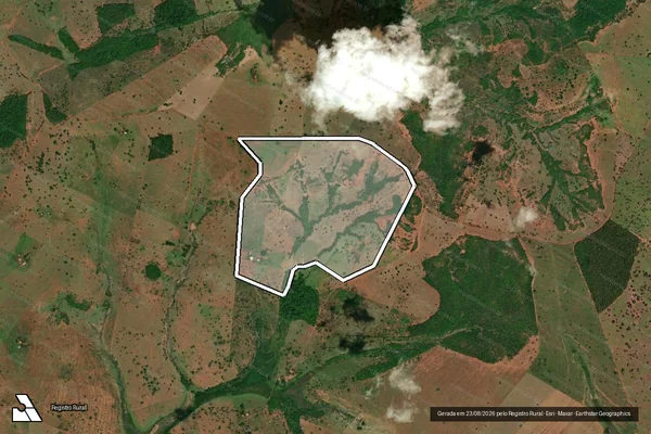 Imagem de satélite de FAZENDA GROTAS em CAMPINA VERDE - MG