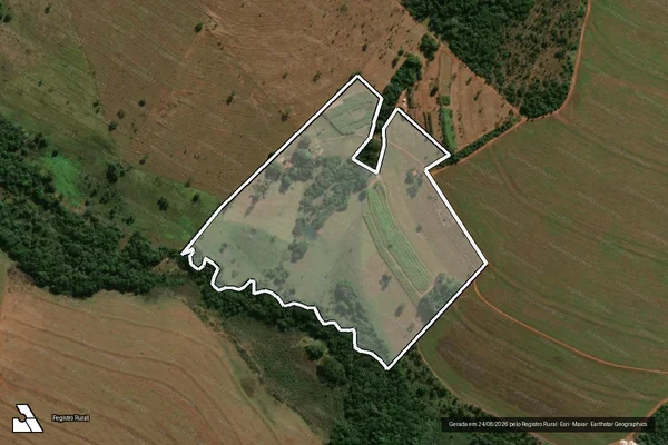 Imagem de satélite de FAZENA PEROBAS em CAMPINA VERDE - MG
