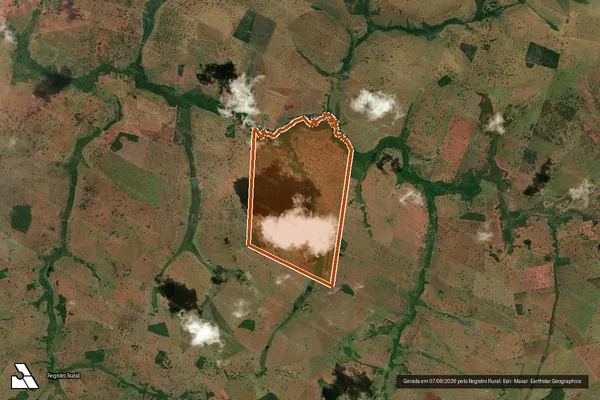 Imagem de satélite de FAZENDA TRES ANTAS em CAMPINA VERDE - MG