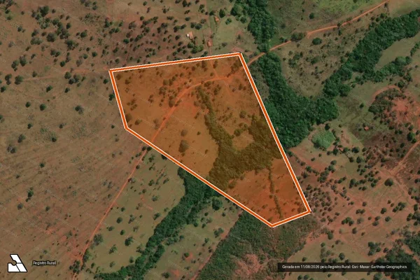 Imagem de satélite de Faz Inhumas em CAMPINA VERDE - MG
