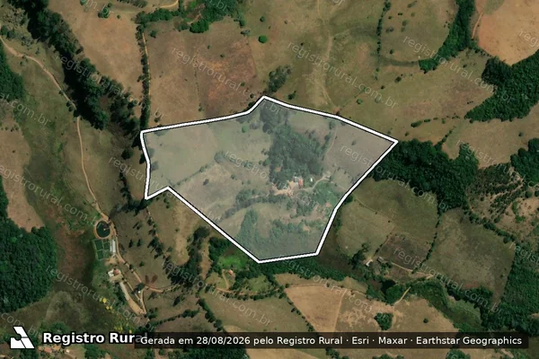 Imagem de satélite de CARANGOLA , FLAMENGO OU CHICO SINH em SENHORA DOS REMÉDIOS - MG