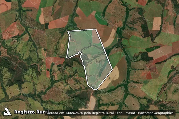 Imagem de satélite de Fazenda Furninha E Areias De Baixo em COMENDADOR GOMES - MG