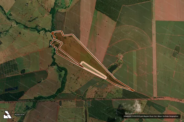 Imagem de satélite de FAZENDA PIANCÓ em ITAPAGIPE - MG