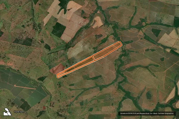 Imagem de satélite de Fazenda Soledade em CARNEIRINHO - MG