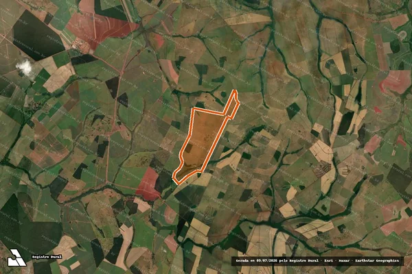 Imagem de satélite de FFAZENDA MORUMBI em LIMEIRA DO OESTE - MG