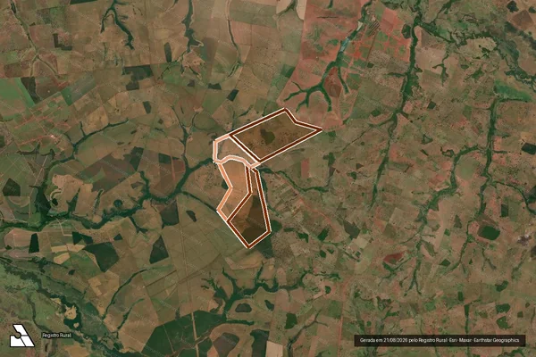 Imagem de satélite de FAZENDA COLUMBIA em UNIÃO DE MINAS - MG