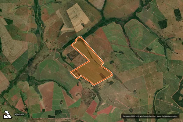 Imagem de satélite de FAZENDA CAMPO BELO em SÃO FRANCISCO DE SALES - MG