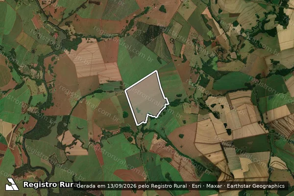 Imagem de satélite de Fazenda Santa Lucia em CONCEIÇÃO DAS ALAGOAS - MG
