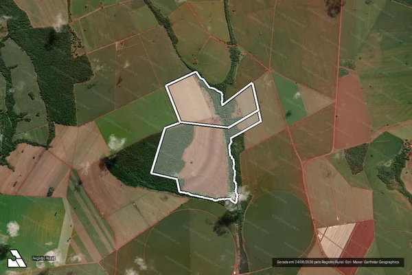 Imagem de satélite de FAZENDA RETIRO E BOA VISTA em CONCEIÇÃO DAS ALAGOAS - MG