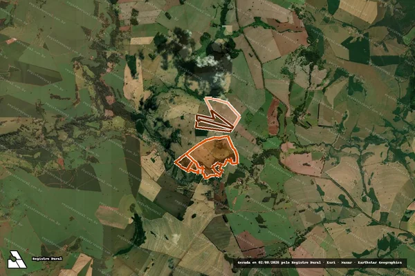 Imagem de satélite de Fazenda Terra Do Sol em CONQUISTA - MG