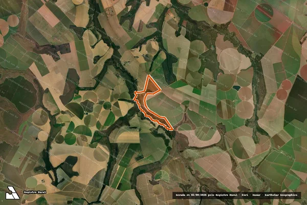 Imagem de satélite de FAZENDA SAO BENTO em UBERABA - MG