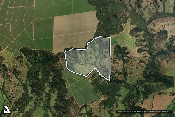 Imagem de satélite de Fazenda Saudade em UBERABA - MG