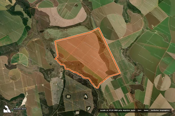 Imagem de satélite de Fazenda Seriema I em UBERABA - MG