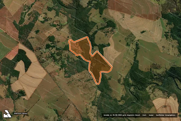 Imagem de satélite de FAZENDA VERÍSSIMO II em VERÍSSIMO - MG