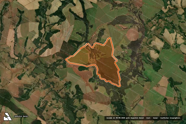 Imagem de satélite de Fazenda Marimbondo em VERÍSSIMO - MG