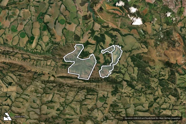 Imagem de satélite de Fazenda Sao Sebastiao em ARAXÁ - MG