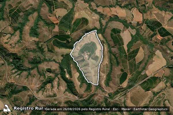 Imagem de satélite de FAZENDA ESPERANCA OU MESAS em CAMPOS ALTOS - MG