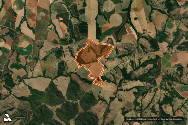 Imagem de satélite de SITIO DO IPÊ em IBIÁ - MG