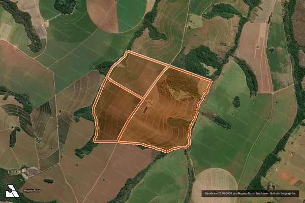 Imagem de satélite de FAZENDA MORRO GRANDE em IBIÁ - MG