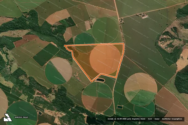 Imagem de satélite de FAZENDA CAMPO LIMPO em PEDRINÓPOLIS - MG