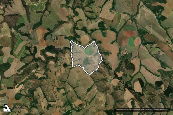 Imagem de satélite de Fazenda Alvorada em PERDIZES - MG