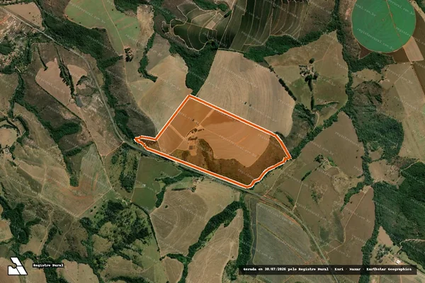 Imagem de satélite de Fazenda Guanabara Iii em PERDIZES - MG