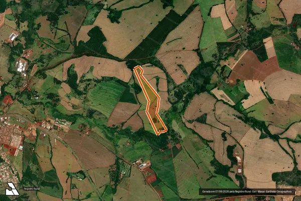 Imagem de satélite de FAZENDA BOA VISTA em SACRAMENTO - MG
