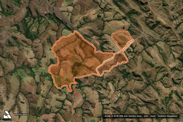 Imagem de satélite de FAZENDA CAMPO ALEGRE E TABOLEIRO em TAPIRA - MG