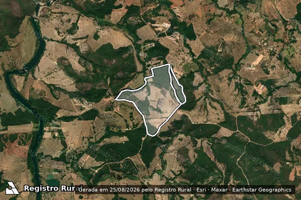 Imagem de satélite de Capao Das Beatas em Conceição do Pará - MG