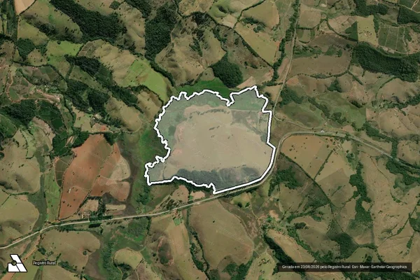 Imagem de satélite de SITIO DA VARGEM em BAEPENDI - MG