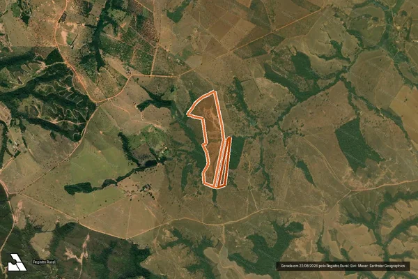 Imagem de satélite de Fazenda Capao Comprido em DORES DO INDAIÁ - MG