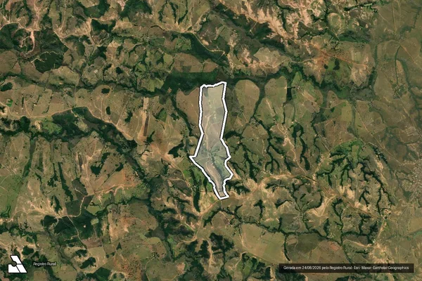 Imagem de satélite de Fazenda Paineiras em DORES DO INDAIÁ - MG