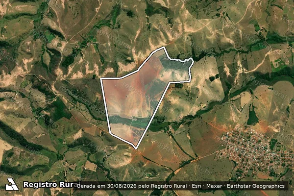 Imagem de satélite de Fazenda Sao Lourenco em ESTRELA DO INDAIÁ - MG
