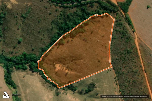 Imagem de satélite de FAZENDA SANTA CRUZ em IGUATAMA - MG