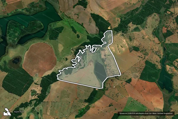Imagem de satélite de FAZENDA LAGOA PRETA em IGUATAMA - MG