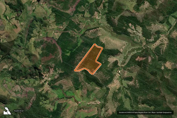 Imagem de satélite de Fazenda Recanto em CATUJI - MG