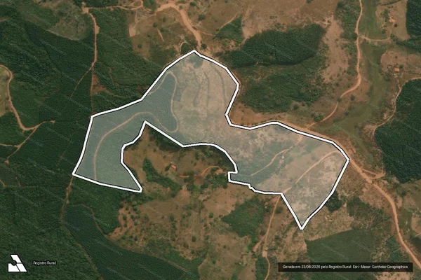 Imagem de satélite de RIBEIRAO COMPRIDO E SANTANA em ITAMARANDIBA - MG