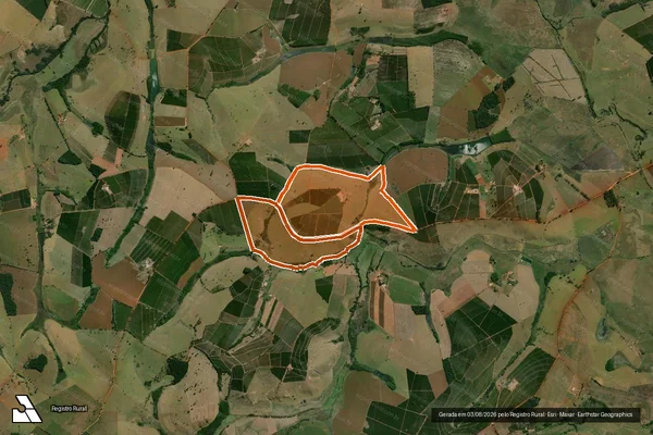 Imagem de satélite de Fazenda Mutuca em PIUMHI - MG